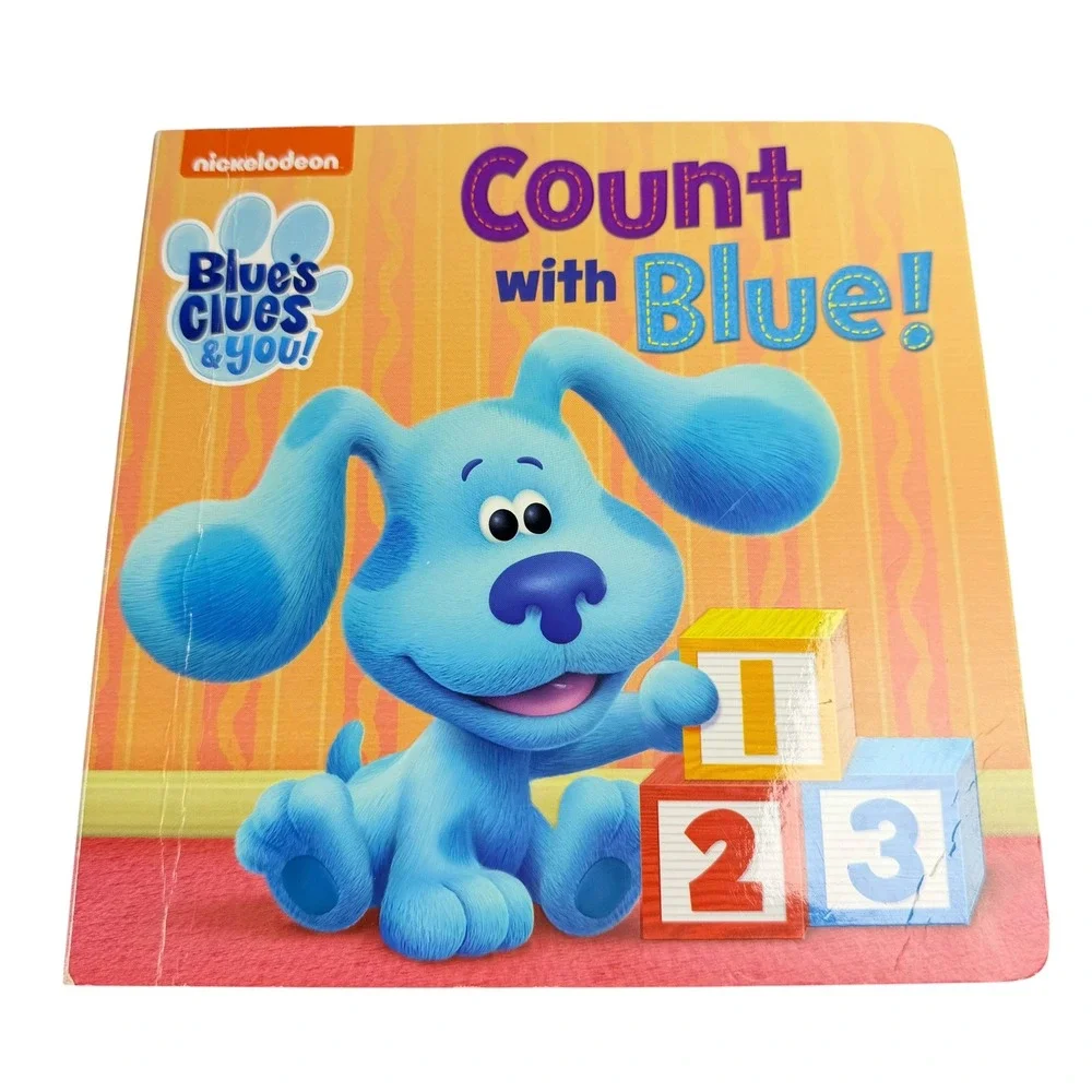 Blues Clues and You Book Lot of 3 Lift the Flap Look and Find Count with‎ Blue